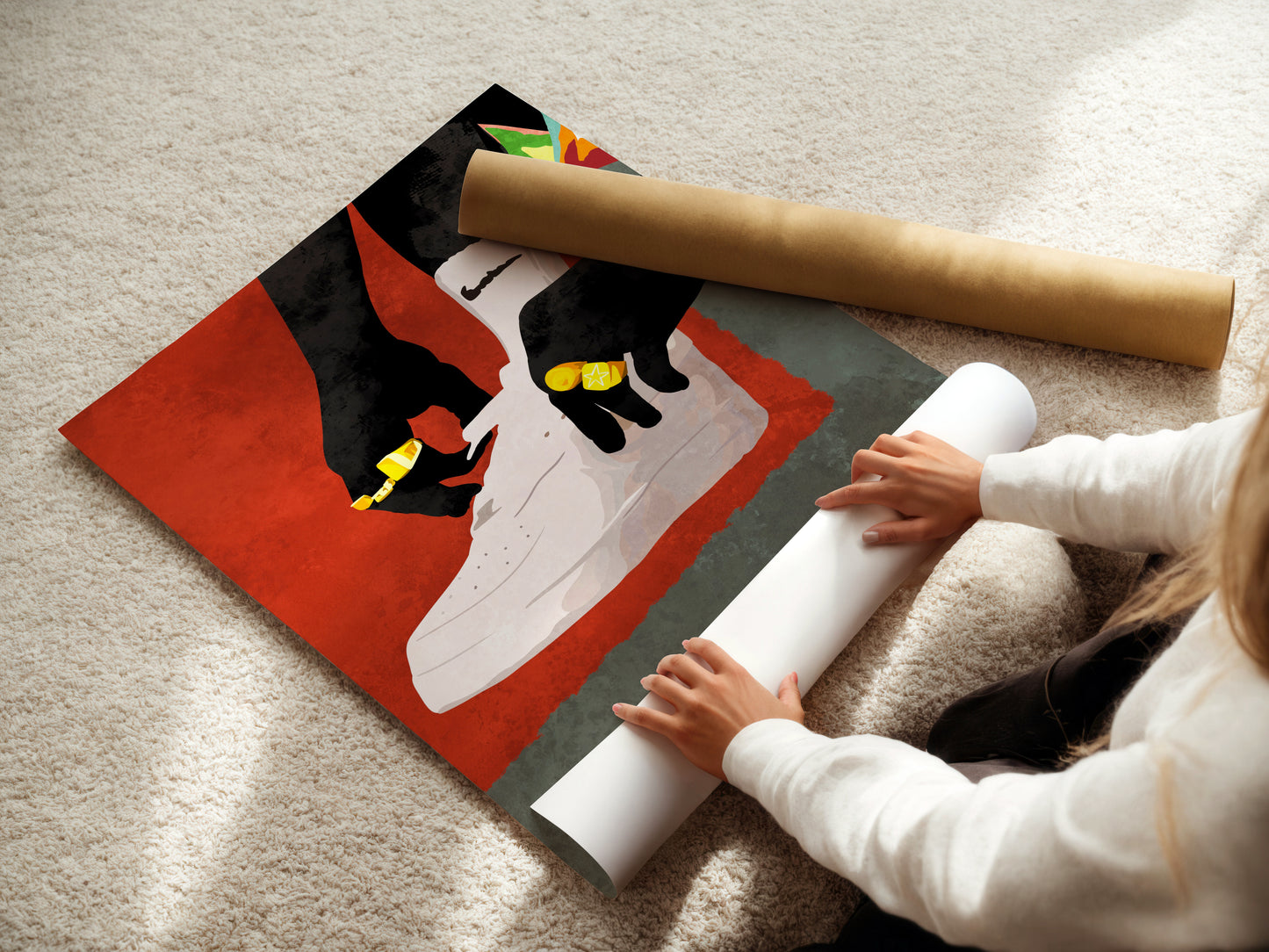 "NIKE" Print