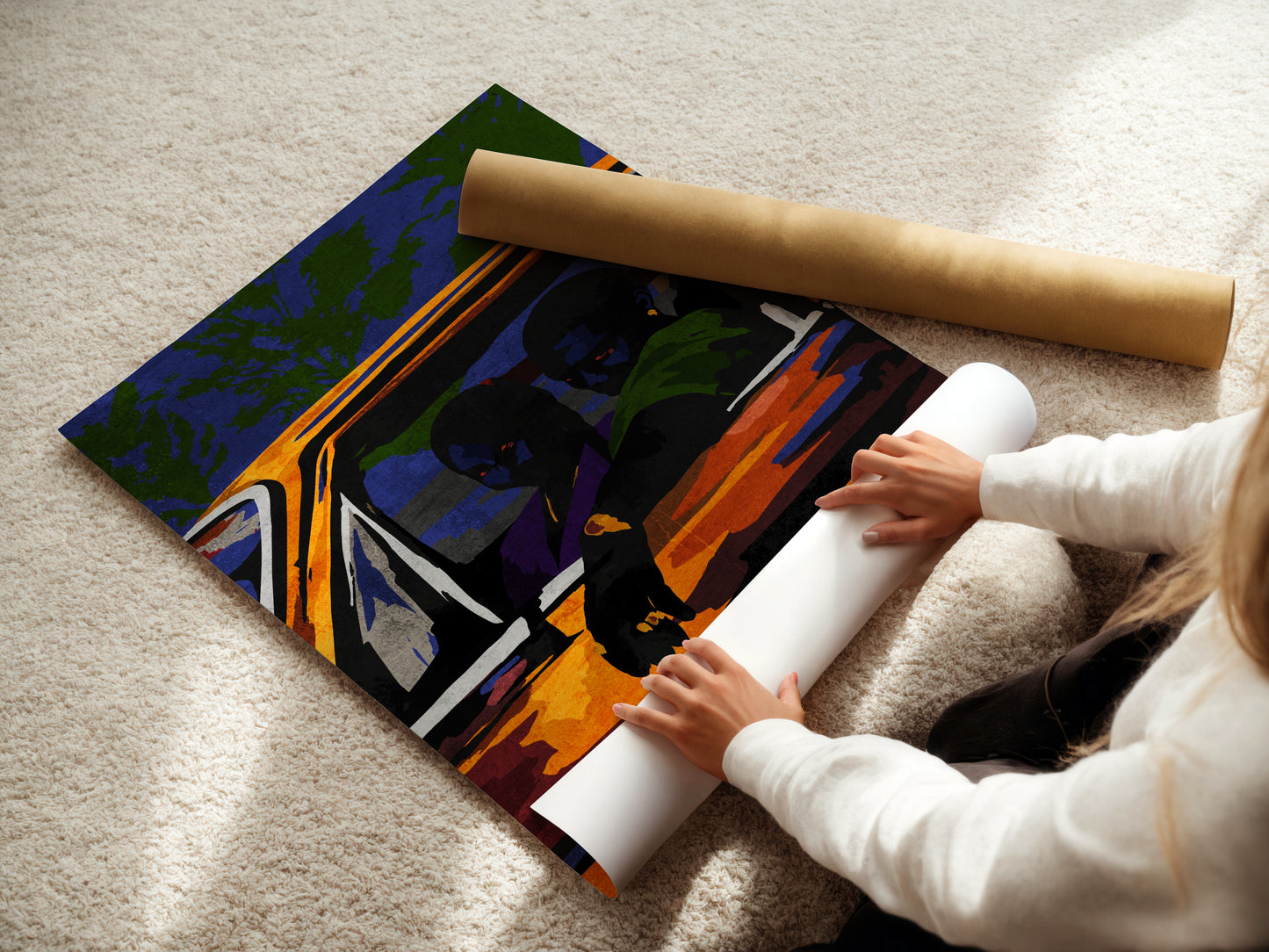 "RIGHT HERE" Print