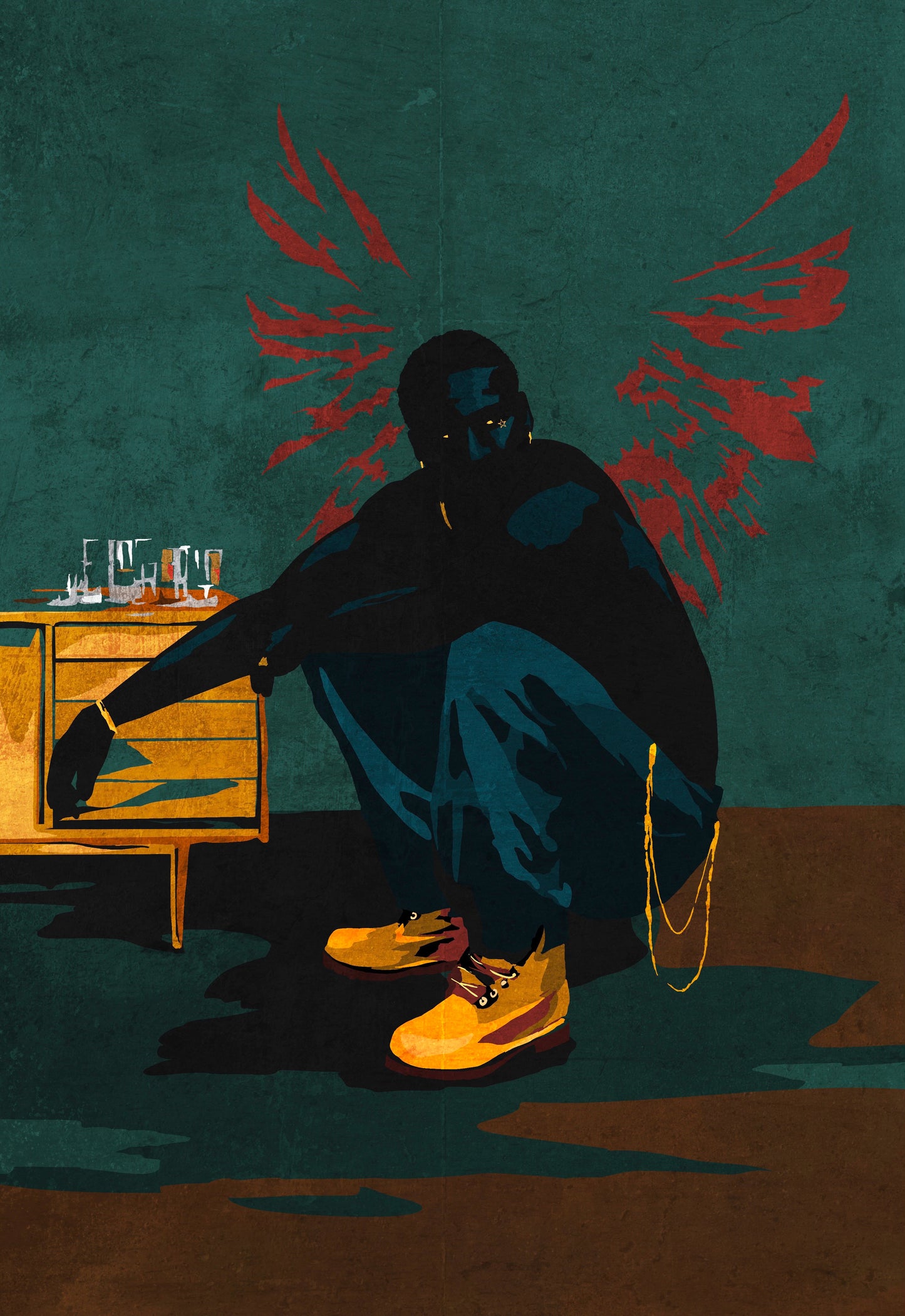 "ROOTED, BUT I FLOW" Print